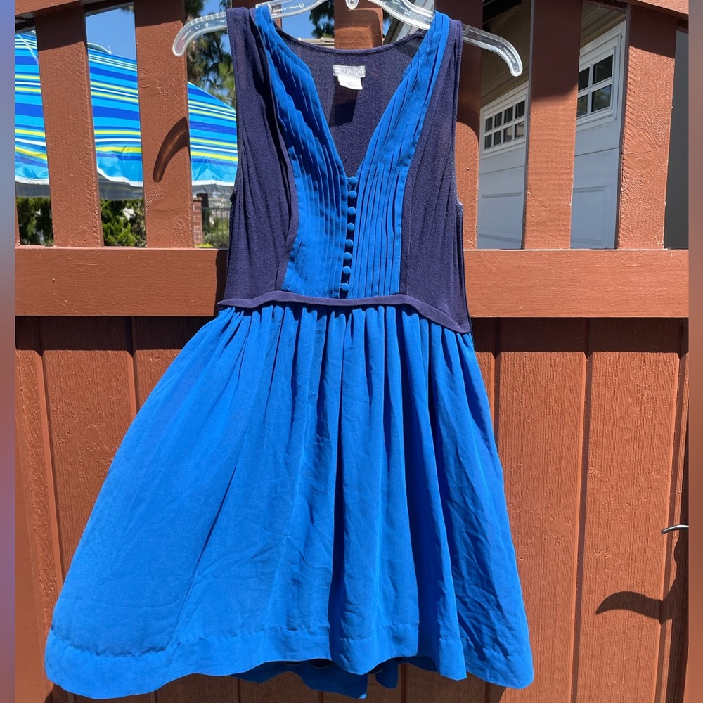 Blue Sleeveless Dress